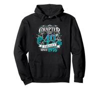 Womens Chapter 49 Fabulous Since 1976 49th Birthday Queen Felpa con Cappuccio