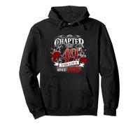 Womens Chapter 49 Fabulous Since 1976 49th Birthday Queen Felpa con Cappuccio