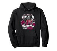 Womens Chapter 49 Fabulous Since 1976 49th Birthday Queen Felpa con Cappuccio