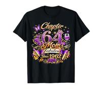 Womens Chapter 64 Fabulous Since 1962 64th Birthday Mom Maglietta