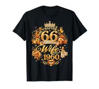 Womens Chapter 66 Fabulous Since 1960 66th Birthday Wife Maglietta