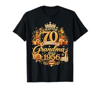 Womens Chapter 70 Fabulous Since 1956 70th Birthday Grandma Maglietta