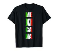 Womens Chingona Badass Latina Hispanic Heritage Mexicana Maglietta