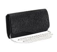 Women's Clutches, Envelope Clutch Bag w/Chain,Stylish Flip Glitter Handbag with Detachable Strap Elegant Evening Envelope Bags Trendy Flip Crossbody Bag Outdoor Travel Parties Dating Handbag