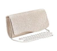 Women's Clutches, Envelope Clutch Bag w/Chain,Stylish Flip Glitter Handbag with Detachable Strap Elegant Evening Envelope Bags Trendy Flip Crossbody Bag Outdoor Travel Parties Dating Handbag
