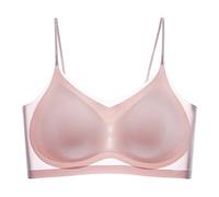 Women's Comfortable Sexy Ultra Thin Silk Beautiful Back Seamless Anti Sagging Sports Bra Women's Bras