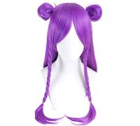 Women's Cosplay Wig for Kai Sa Long Purple Braid Wig Costume Heat Resistant Synthetic Hair Party Role Play Wigs