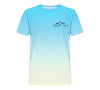 Womens Crew Neck Short Sleeve T Shirt Soft Basic Tee Casual Everyday Top Comfortable Relaxed Fit Lightweight Simple Fashion Spring Summer Wear, 06-Sky Blue2, XL