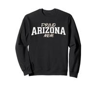 Women's Cute Arizona Mom, Arizona Fan Vintage Varsity Print Felpa