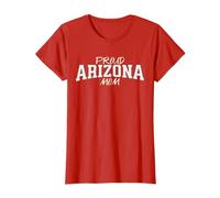 Women's Cute Arizona Mom, Arizona Fan Vintage Varsity Print Maglietta