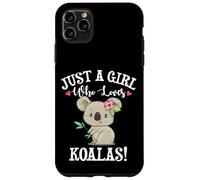 Womens Cute Cartoon Funny Girl Who Loves Koala Bears Lover Custodia per iPhone 11 Pro Max