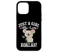 Womens Cute Cartoon Funny Girl Who Loves Koala Bears Lover Custodia per iPhone 12 mini