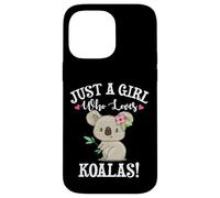 Womens Cute Cartoon Funny Girl Who Loves Koala Bears Lover Custodia per iPhone 14 Pro Max