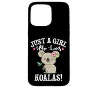 Womens Cute Cartoon Funny Girl Who Loves Koala Bears Lover Custodia per iPhone 15 Pro Max