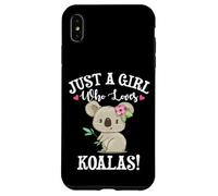 Womens Cute Cartoon Funny Girl Who Loves Koala Bears Lover Custodia per iPhone XS Max