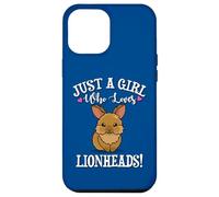 Womens Cute Funny Girl Who Loves Lionhead Rabbits Lover Custodia per iPhone 12 Pro Max