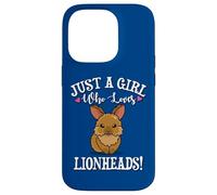 Womens Cute Funny Girl Who Loves Lionhead Rabbits Lover Custodia per iPhone 14 Pro