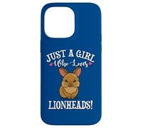 Womens Cute Funny Girl Who Loves Lionhead Rabbits Lover Custodia per iPhone 14 Pro Max