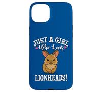 Womens Cute Funny Girl Who Loves Lionhead Rabbits Lover Custodia per iPhone 15 Plus