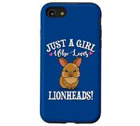 Womens Cute Funny Girl Who Loves Lionhead Rabbits Lover Custodia per iPhone SE (2020) / 7 / 8