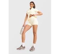 Womens DAILYSZN Sculpt 4" Shorts - Crema, crema M