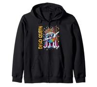 Women's Disco Costume 80s & 70s Outfit Dancing Disco Queen Felpa con Cappuccio