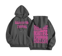 Womens Don'T Take These Beautiful Things That I'Ve Got Loose Fit Felpe con cappuccio Casual Workou Abbigliamento da donna con cappuccio Felpe morbide con grafica alla moda Abiti 2025, Grigio, M
