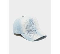 Womens Ed Hardy Cappellino Dragon Washed Denim - Blu, blu One Size