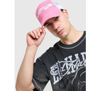 Womens Ed Hardy Patch Cord Trucker Cap - Rosa, rosa One Size