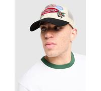 Womens Ed Hardy Varsity Badge Trucker Cap - Bianco, bianco One Size