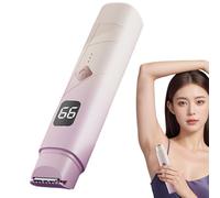 Womens Electric Razor, Portable Underarm Trimmer, Double Head Body Hair Shaver, Wet Dry Use Usb Rechargeable Pink Ideal for Bikini, Face and Leg, 5.71x1.06 Inches