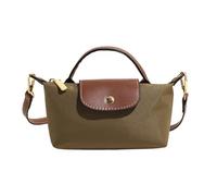 Women's Fashion Colorblock Mini Crossbody Bag Solid Color Square Purse with Adjustable Strap Elegant (Green)