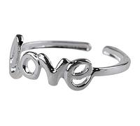Women's Fashion Simple Hollow Love Adjustable Finger Toe Open Ring Beach Jewelry Stylish Nice processing