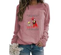 Womens Funny Chicken Graphic Sweatshirts I May Look Calm But in My Head Crew Neck Casual Long Sleeve Loose Pullovers