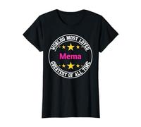 Women's Funny Worlds Most Loved Mema - Grandmother Maglietta