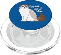 Womens Girls Cute Funny Ragdoll Cat Mom Lover PopSockets PopGrip per MagSafe