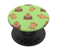 Womens Girls Funny Capy Oranges Meme Pattern Capybara Lover PopSockets PopGrip Adesivo