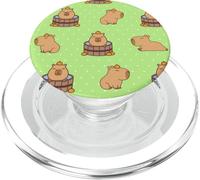 Womens Girls Funny Capy Oranges Meme Pattern Capybara Lover PopSockets PopGrip per MagSafe