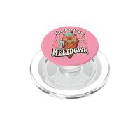 Womens Girls I'm Having A Meltdown Ice Cream Capybara Lover PopSockets PopGrip per MagSafe