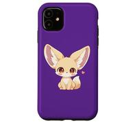 Womens Girls Kids Anime Chibi Kawaii Fennec Fox Lover Custodia per iPhone 11