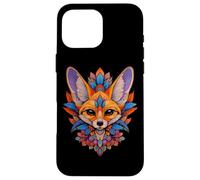 Womens Girls Kids Colorful Mandala Fennec Fox Lover Custodia per iPhone 16 Pro Max