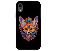 Womens Girls Kids Colorful Mandala Fennec Fox Lover Custodia per iPhone XR