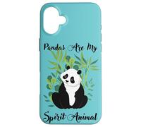 Womens Girls Kids Cute Cartoon My Spirit Animal Panda Lover Custodia per iPhone 16 Plus
