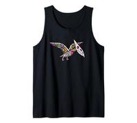 Womens Girls Sugar Skull Muertos Pterodactyl Pterosaur Lover Canotta