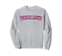 Women's Girls Tennessee Trendy Pink Leopard Animal Print Felpa