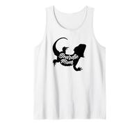 Womens Girls Tiny Dinosaur Beardie Mom Bearded Dragon Lover Canotta