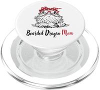 Womens Girls Tiny Dinosaur Lover Glasses Bearded Dragon Mom PopSockets PopGrip per MagSafe
