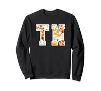 Women's Girls TN Tennessee Floral Fall Spice Print Felpa