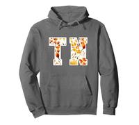 Women's Girls TN Tennessee Floral Fall Spice Print Felpa con Cappuccio