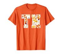 Women's Girls TN Tennessee Floral Fall Spice Print Maglietta